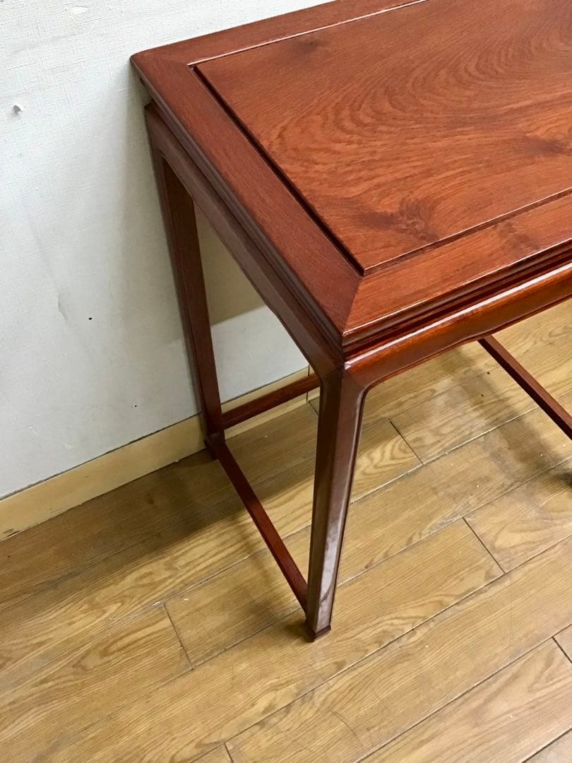 管293☆中国民芸家具☆花梨☆ネストテーブル