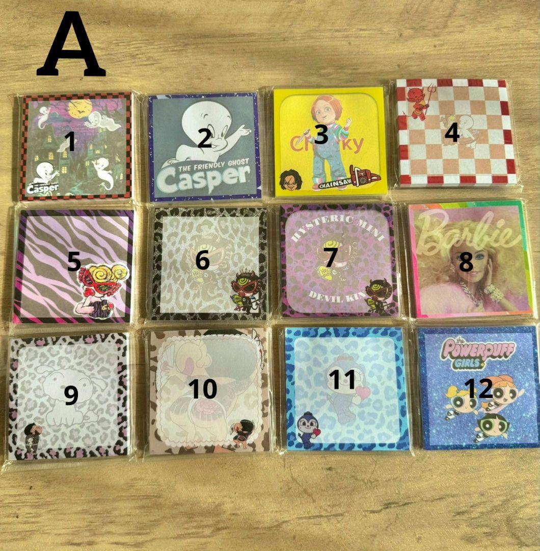 キャラクター柄メモ帳 26種 類セット