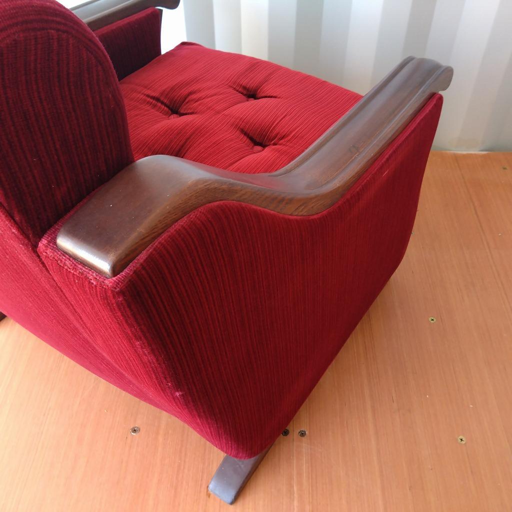 レトロソファ　一人掛け　肘掛　A