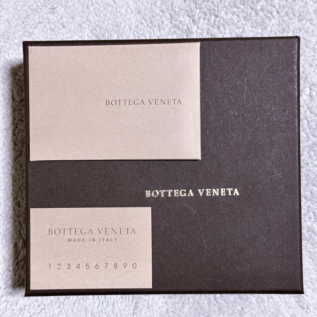 【美品】ボッテガヴェネタ ケース ラウンド イントレチャート 黒 メンズ