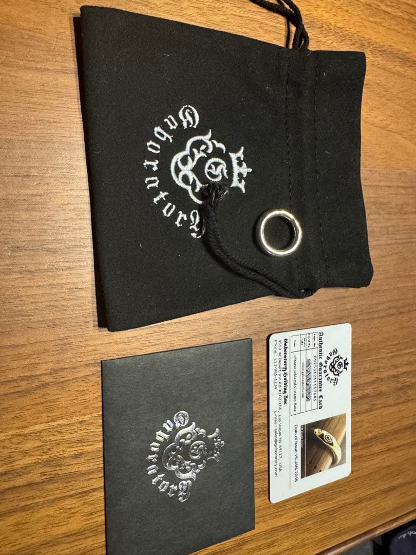 Gaboratory マルカン リング 9号 18K ゴールドサダー