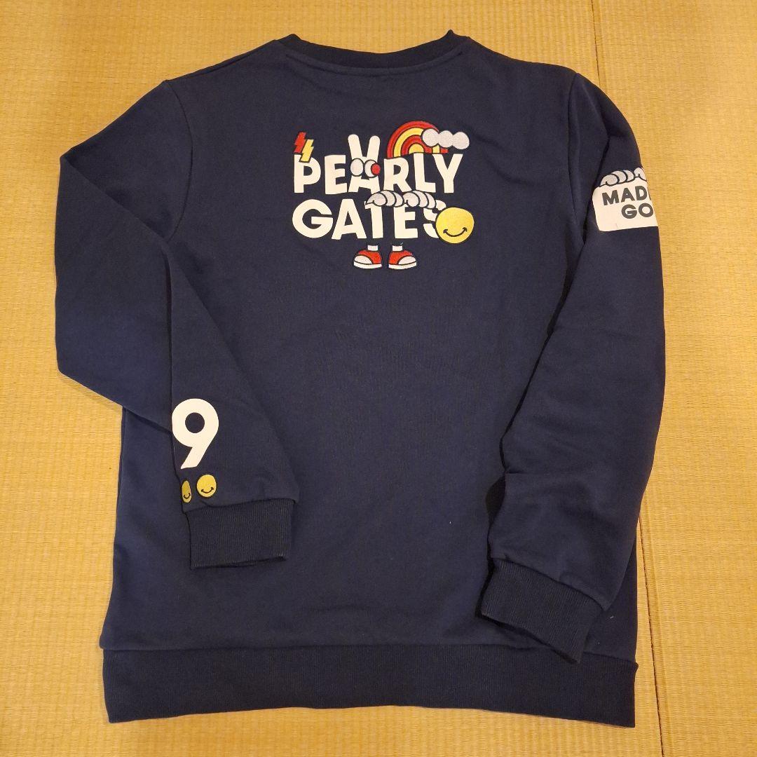 ハ*モ様 PEARLY GATES ネイビー トレーナー、サイズ5