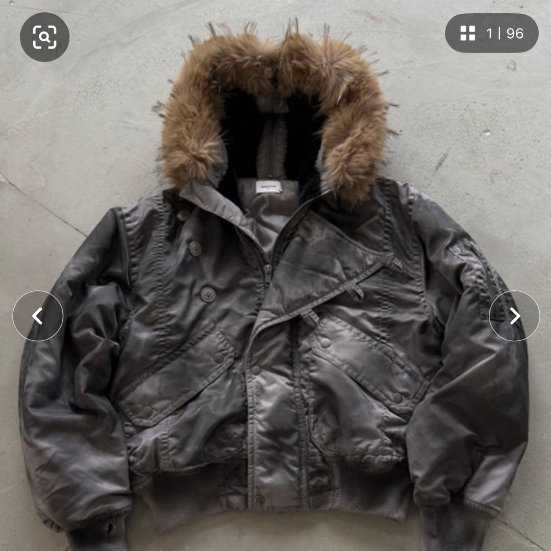 Faded N2B Flight Jacket グレー　Mサイズ