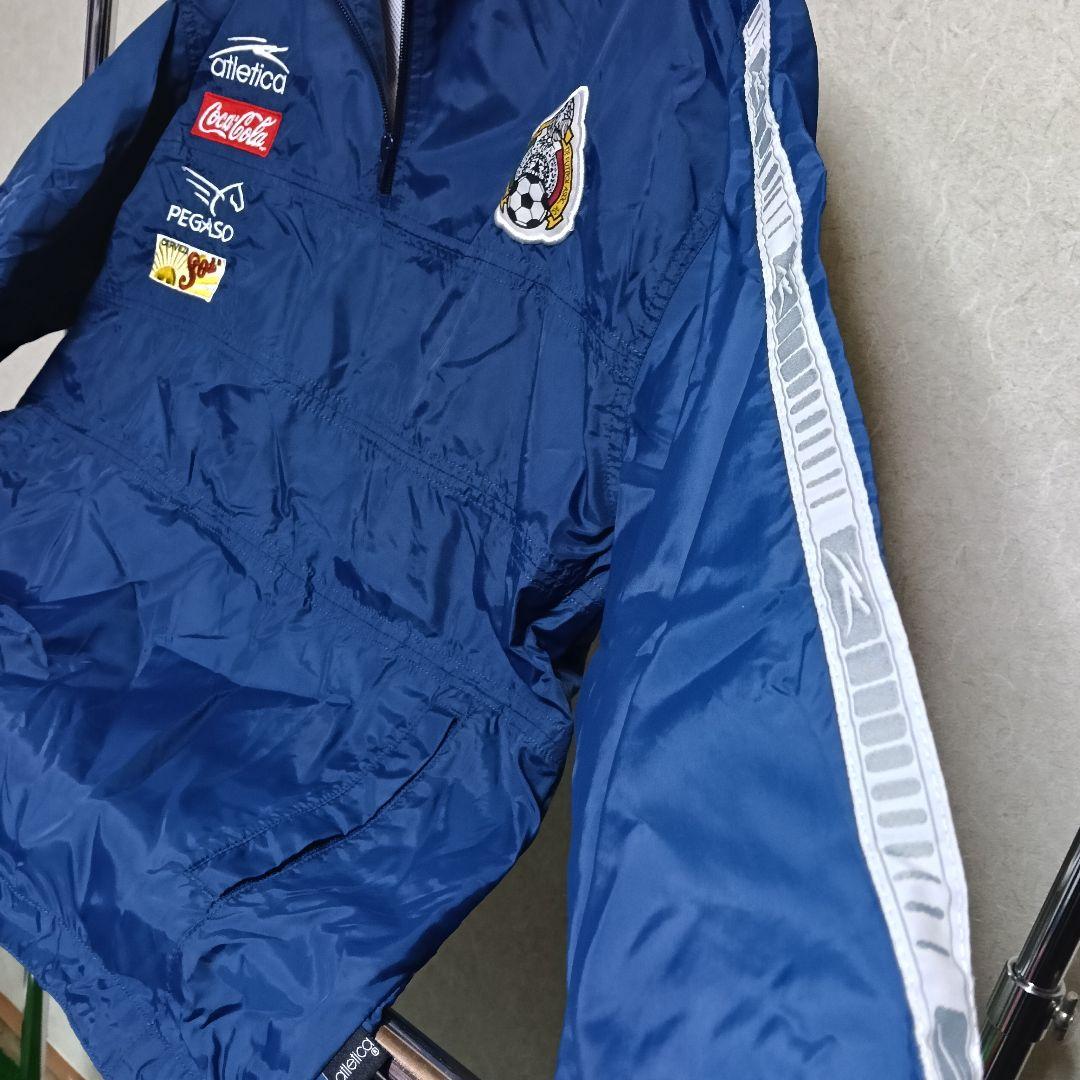 アトレティカ製 メキシコ代表 ハーフジッププルオーバー トレーニングピステ S