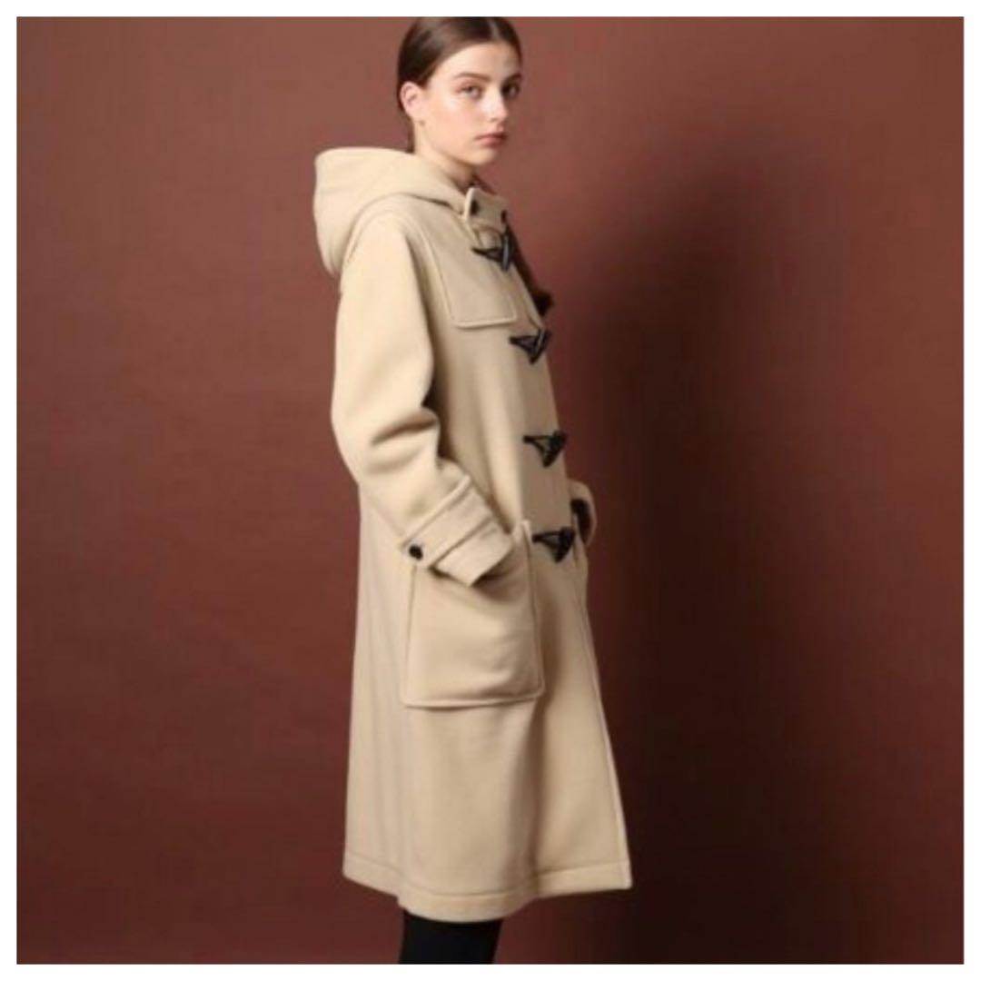 極美品✨ドレステリア Super140'sダッフルコート フード付きロングコート