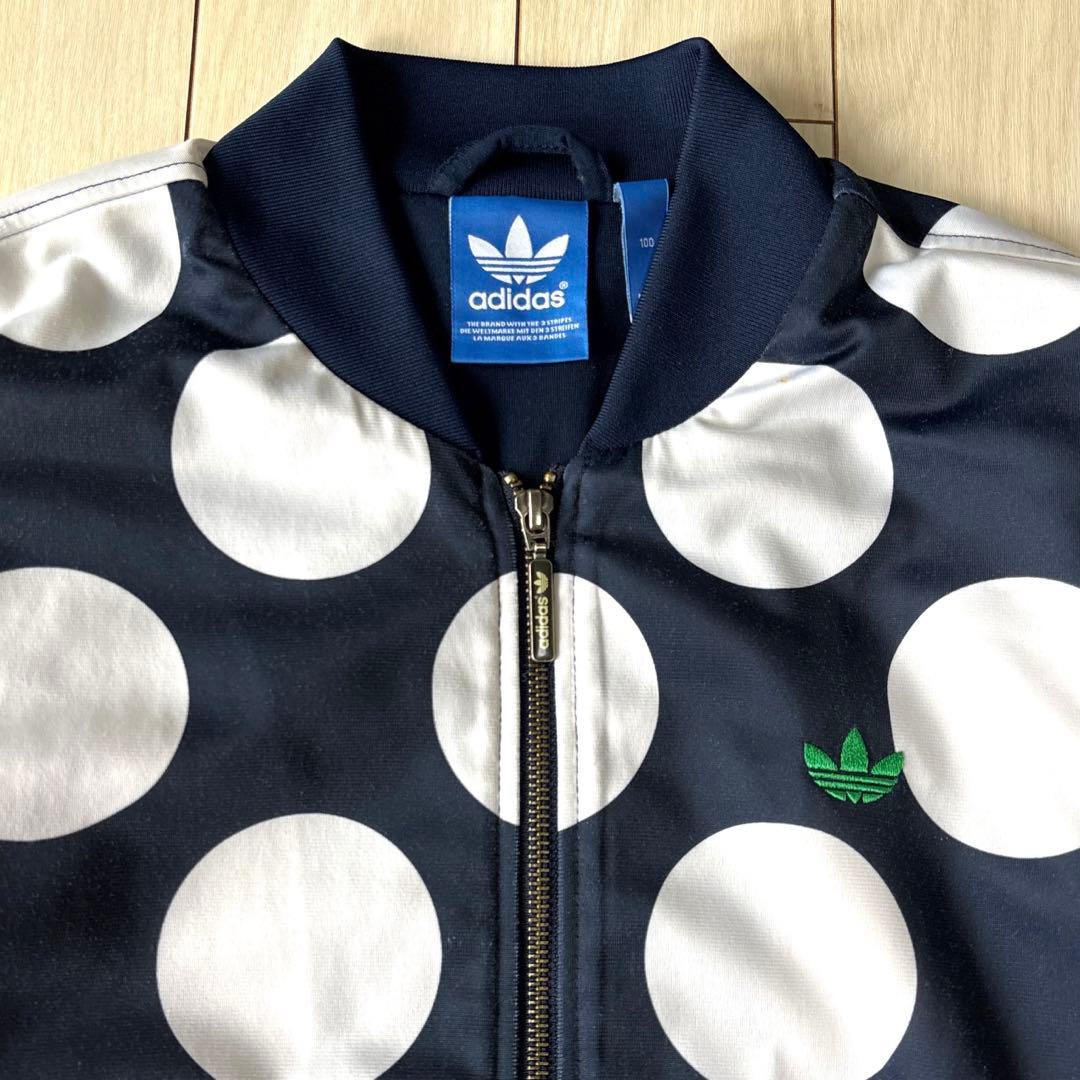専用【スタンスミス/希少/L】アディダス　トラックジャケット　ネイビー 　ドット