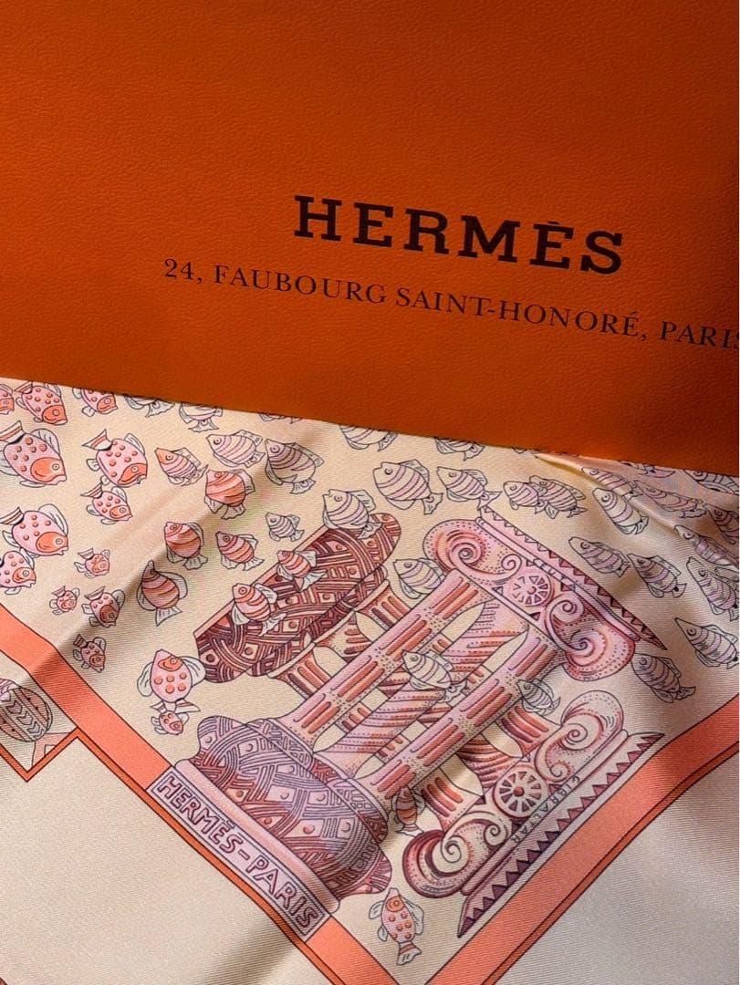 【新品未使用】HERMESカレ90 RENCONTREOCEANE 海との出会い