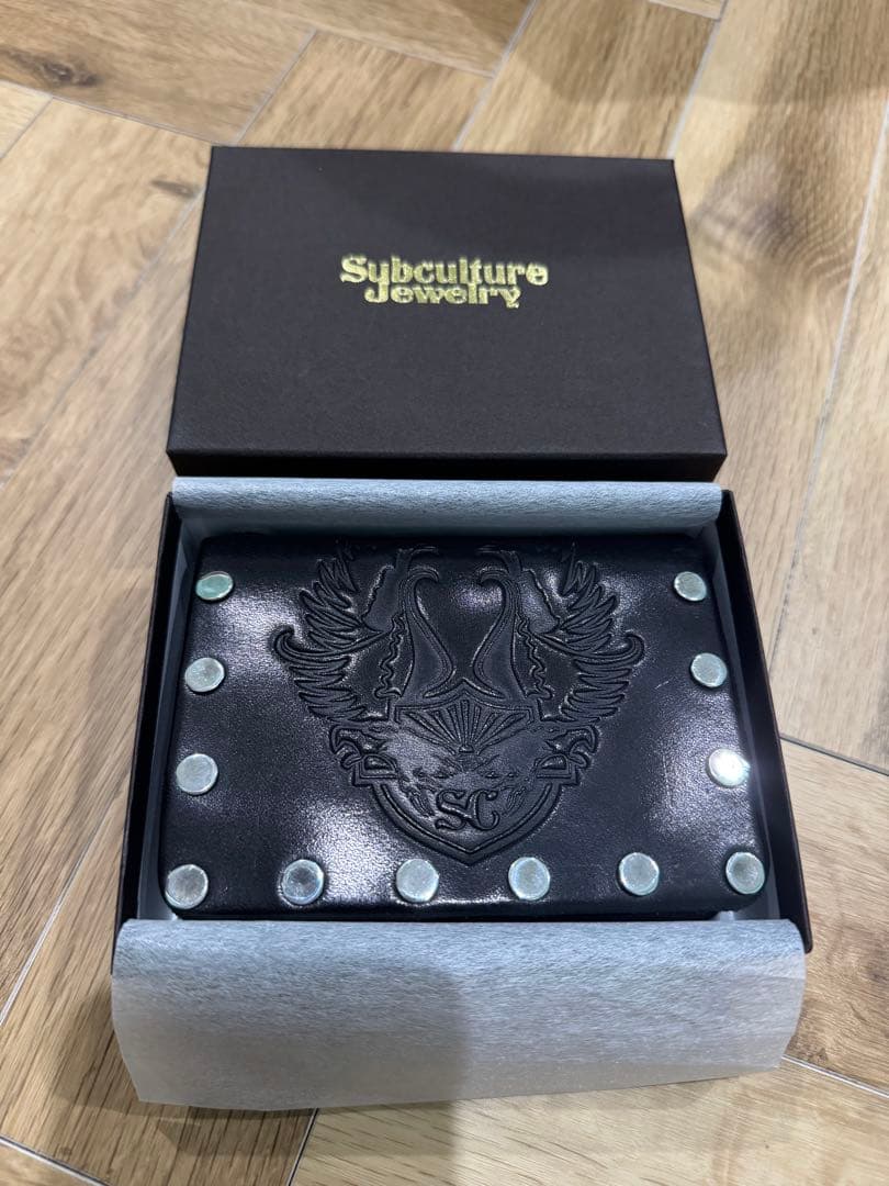 Subculture サブカルチャー レザーウォレット 二つ折り財布
