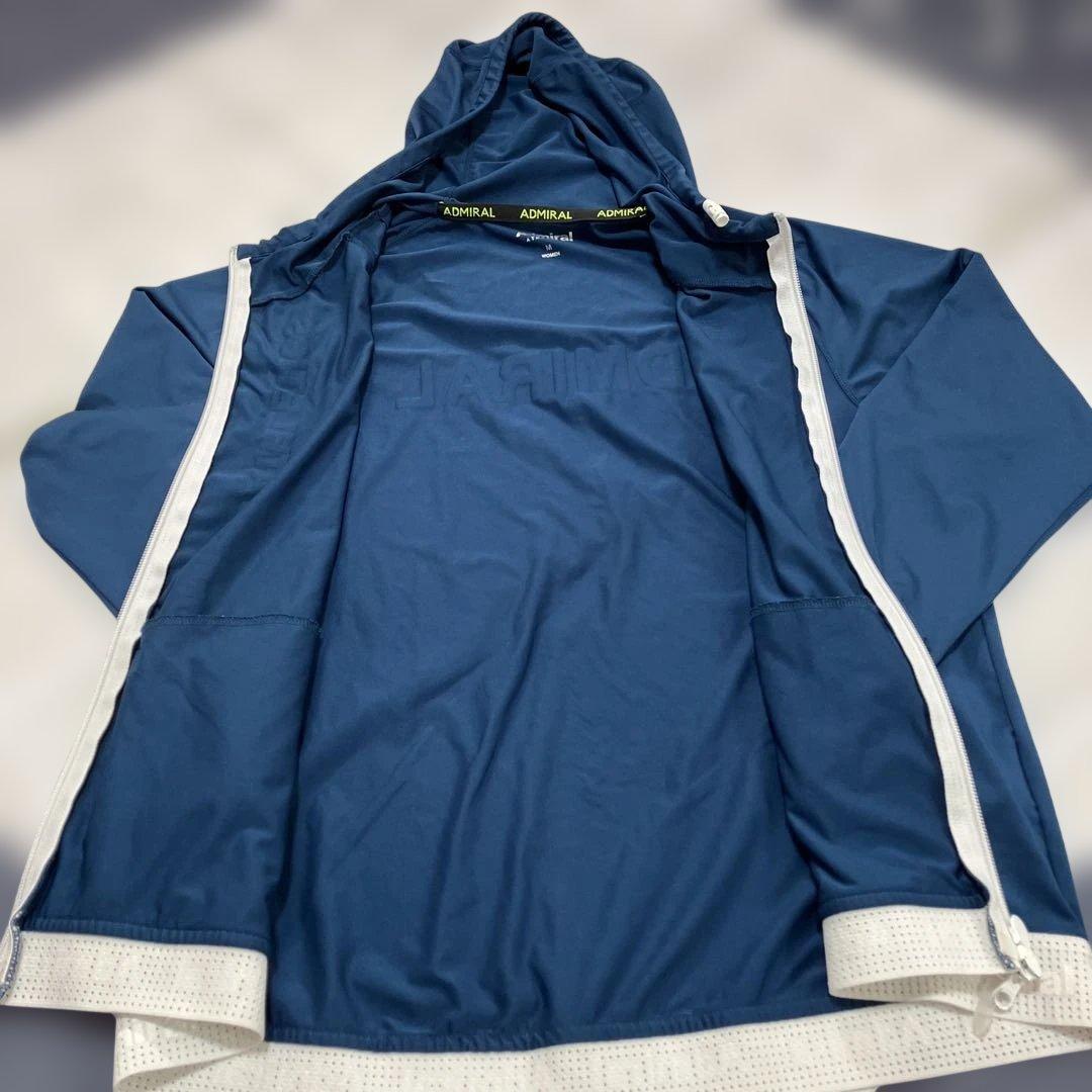 Admiral Athletics フルジップフーディ M ネイビー