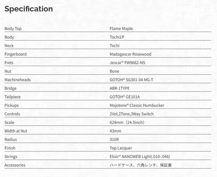 ギター momose ML-Premium/FM#20577