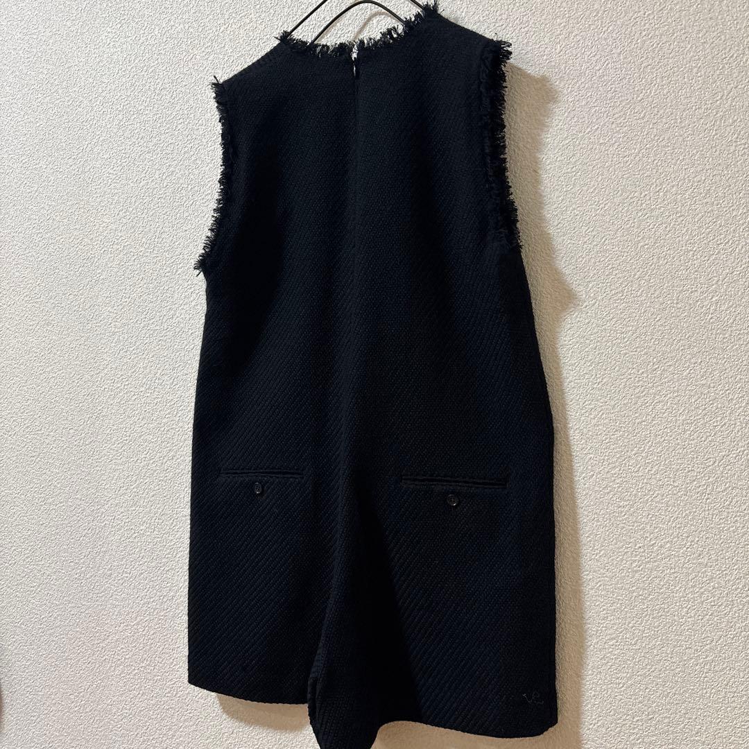 極美品　人気完売品　イエナ　ツィードコンビネゾン　オールインワン　黒