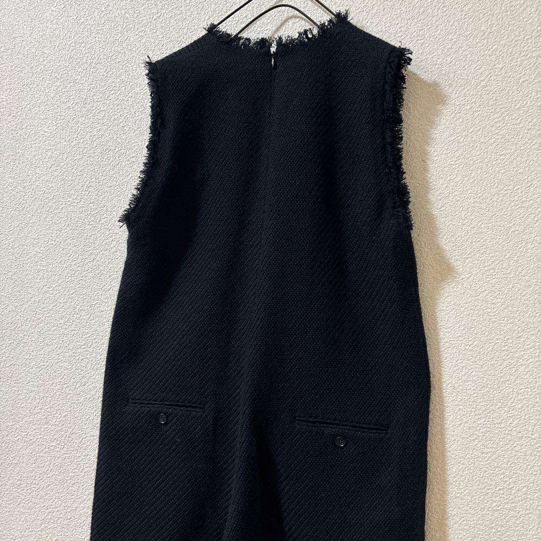 極美品　人気完売品　イエナ　ツィードコンビネゾン　オールインワン　黒