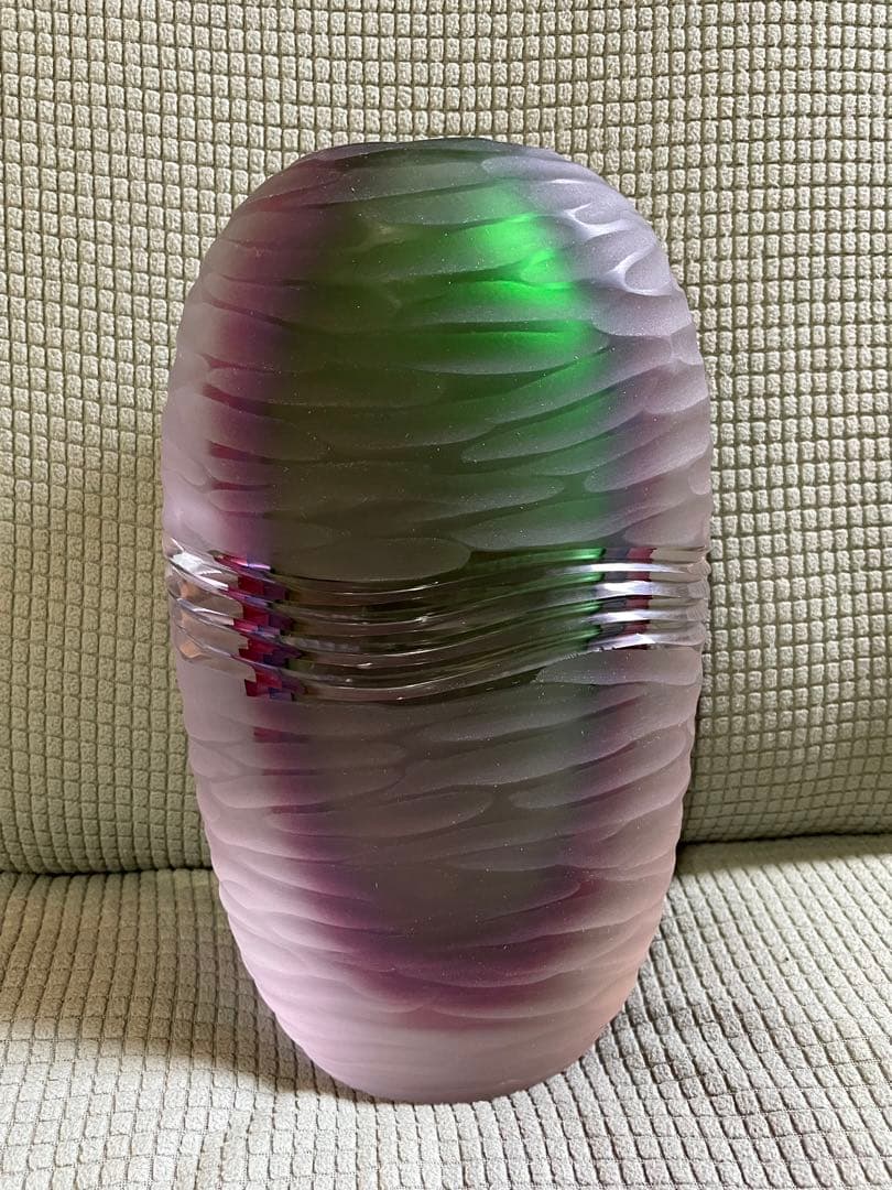 ベネチアガラス　花瓶　置物