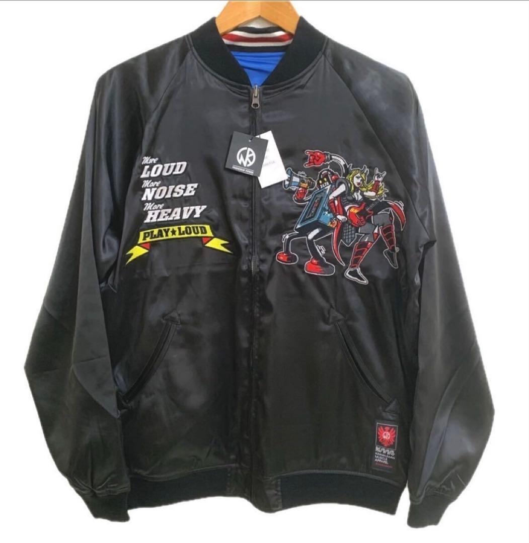 新品未使用 キン肉マン スカジャン Mサイズ リバーシブル ステカセキング