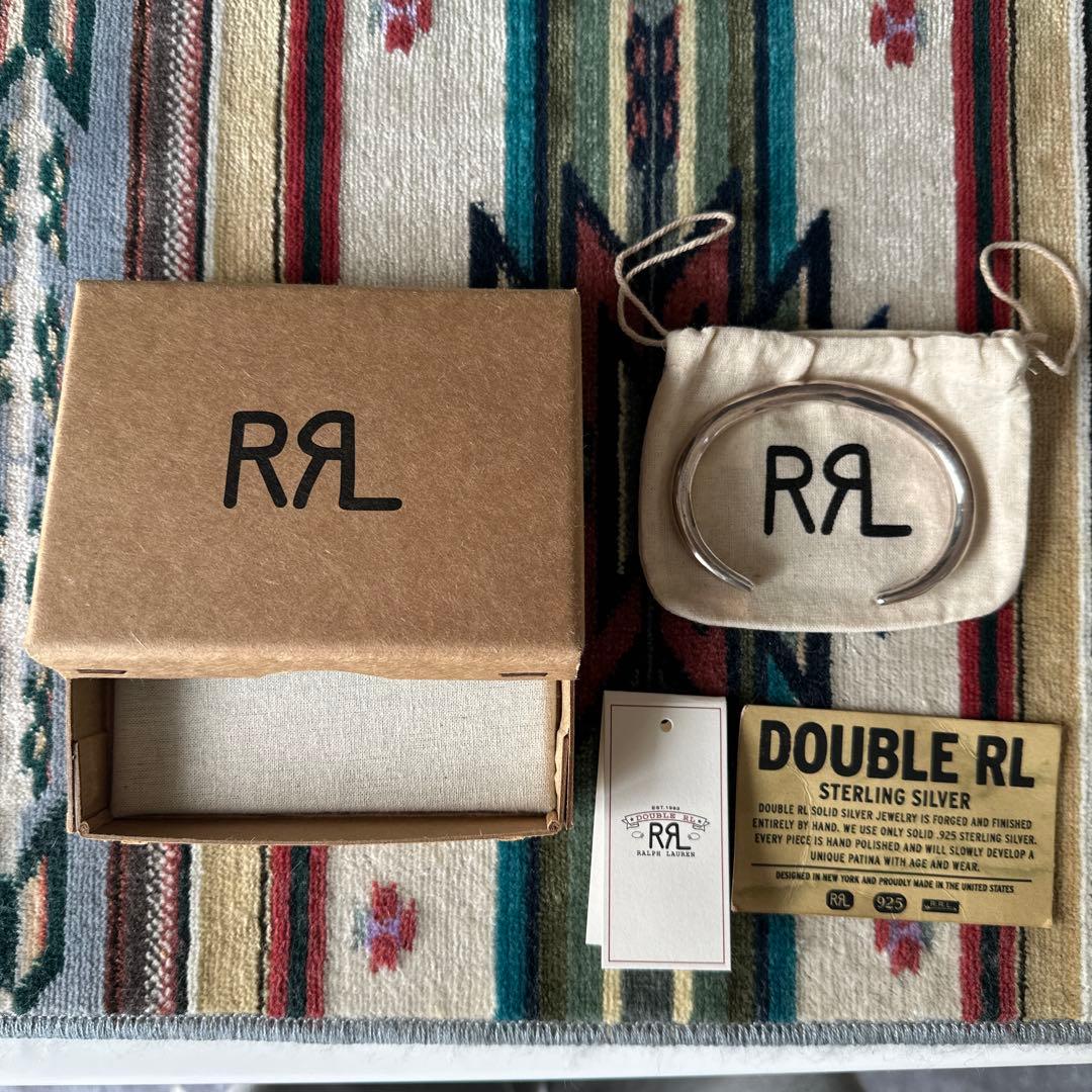 RRL Hammered Sterling Silver Cuff バングル