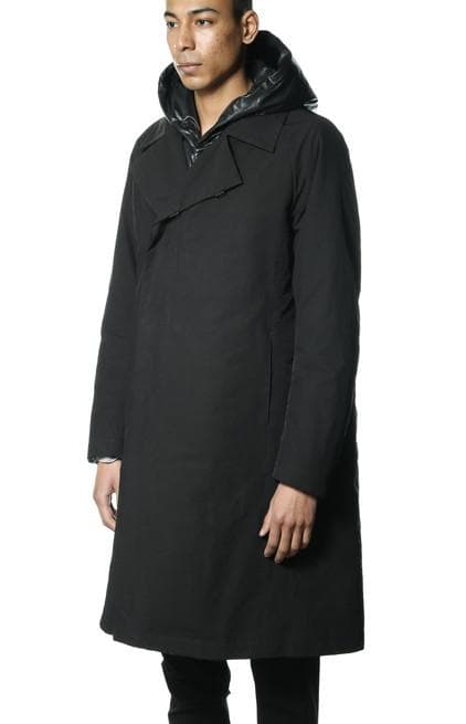 PE/NYピーチスキン×CLIMASHIELD フード付きコート　Sサイズ