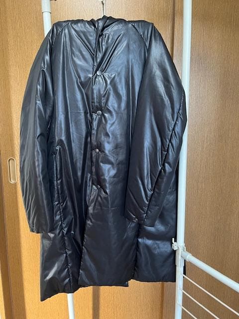 PE/NYピーチスキン×CLIMASHIELD フード付きコート　Sサイズ