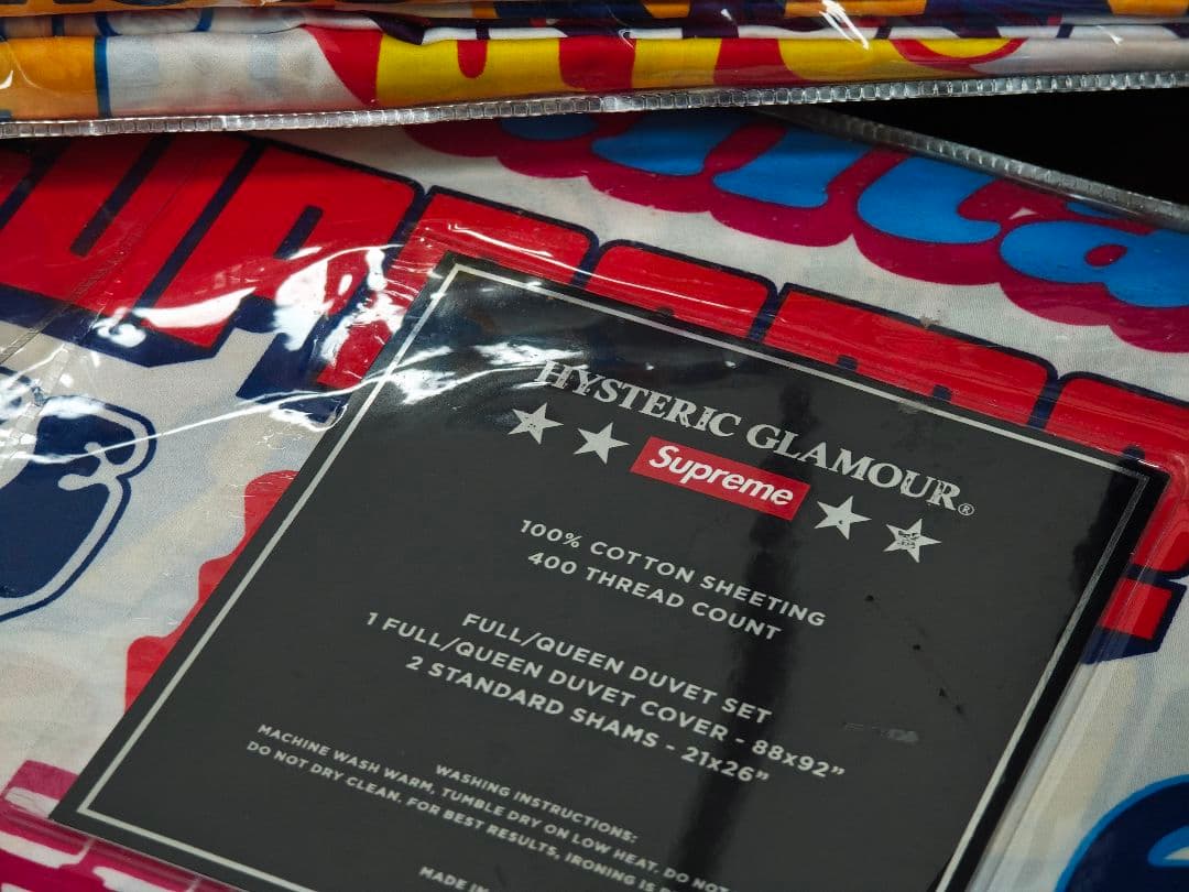 17FW Supreme HYSTERIC GLAMOUR シーツセット　ダブル