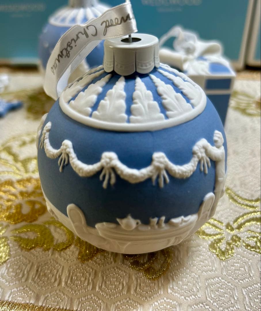 ウェッジウッド　クリスマス　オーナメント　5点セット