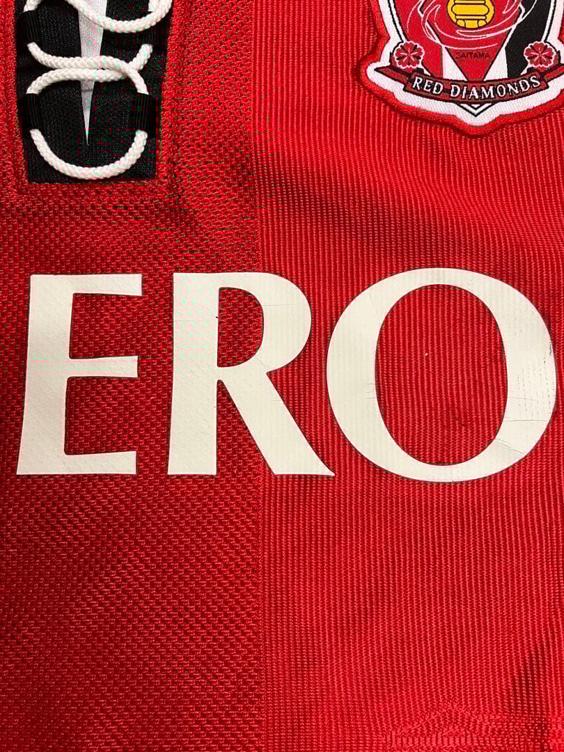 浦和レッズ　当時　ユニフォーム　サッカー　Jリーグ　浦和レッドダイヤモンズ
