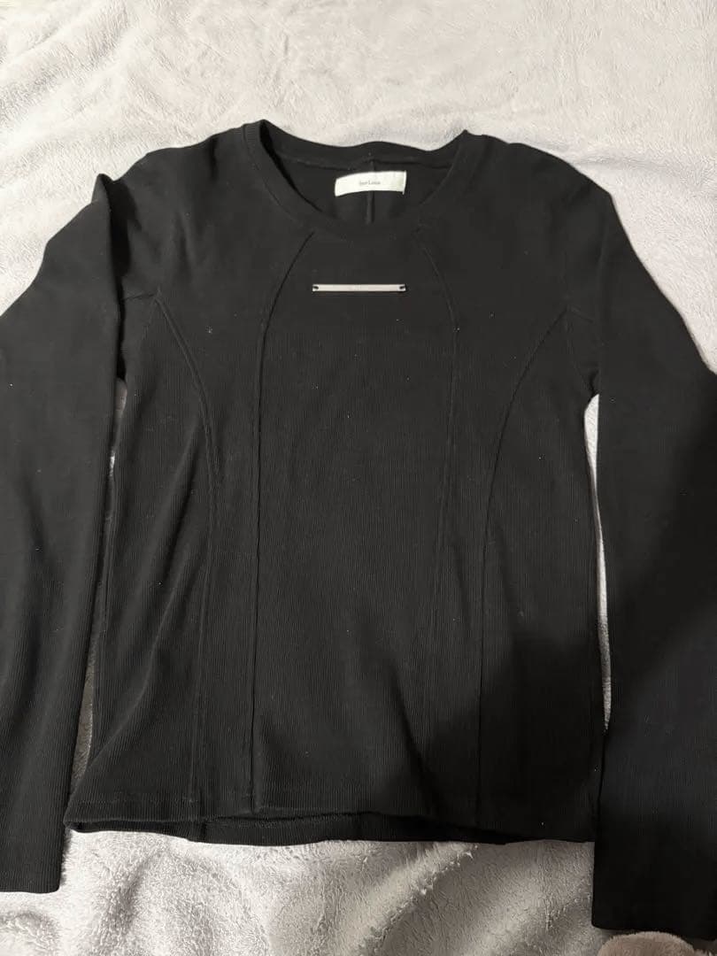 Jent Louis Rib Long Sleeve Tee ブラック