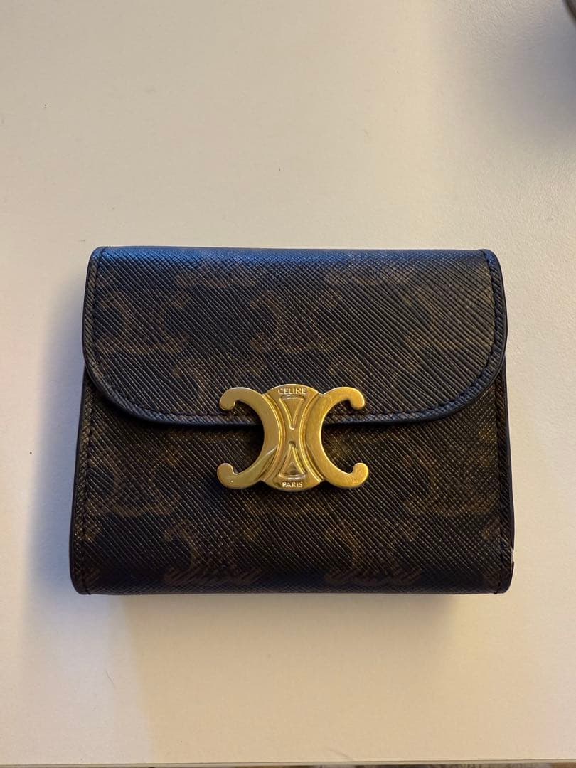 Celine トリオンフ 三つ折り財布