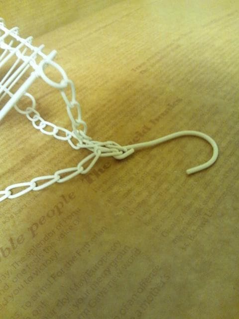 5個セット＊ アンティーク ハンキング バスケット ＊ ホワイト