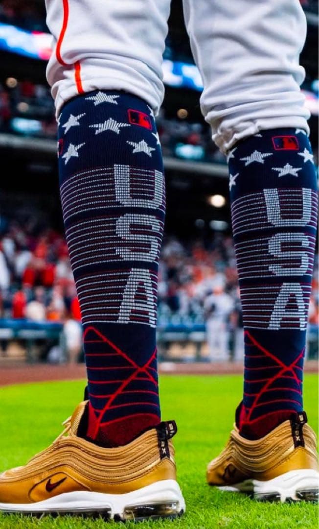 STANCE スタンス　野球　ソックス Lサイズ　アメリカ　国旗　靴下　USA