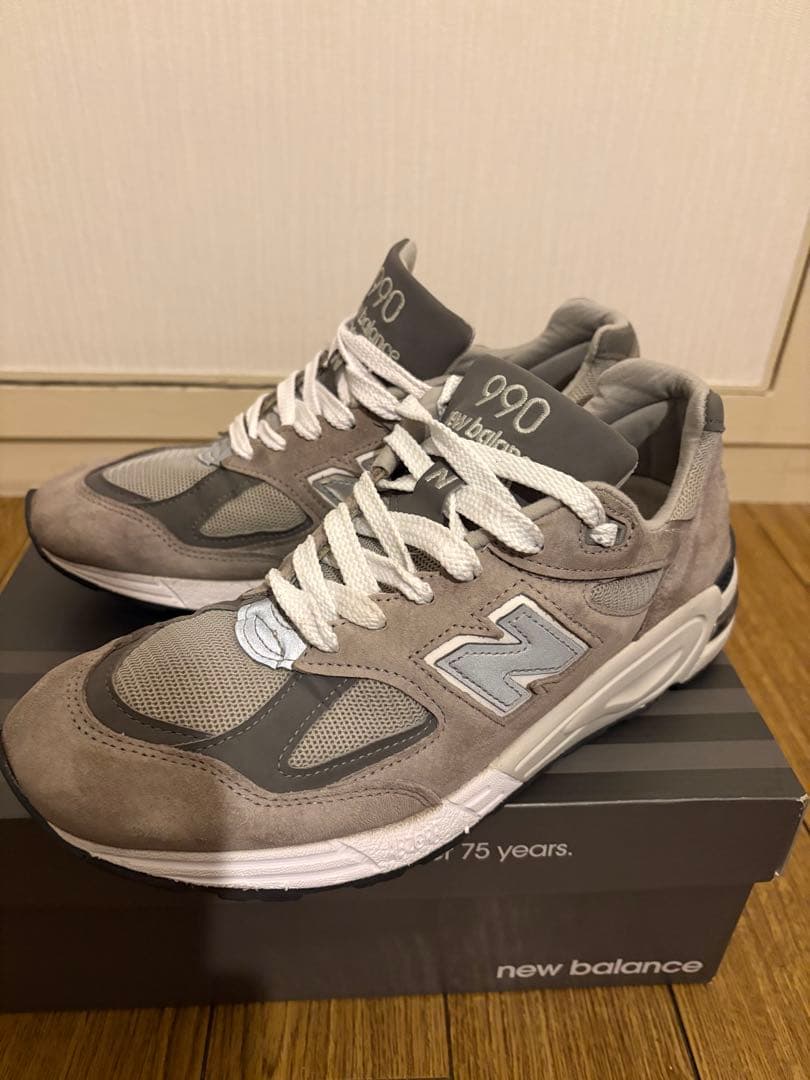 【気まぐれ値下げ】new balance m990gy2 gray 27.5cm