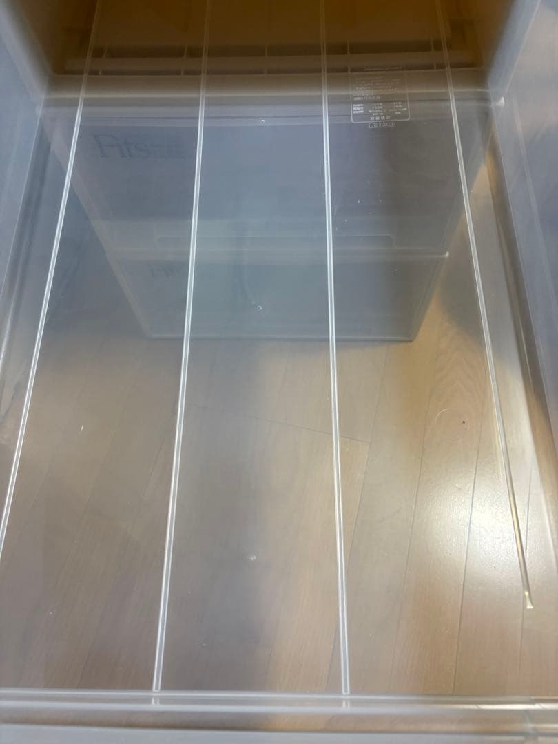 Fits 衣装ケース 幅44cm 奥行74cm 高さ23cm 日本製　3個セット