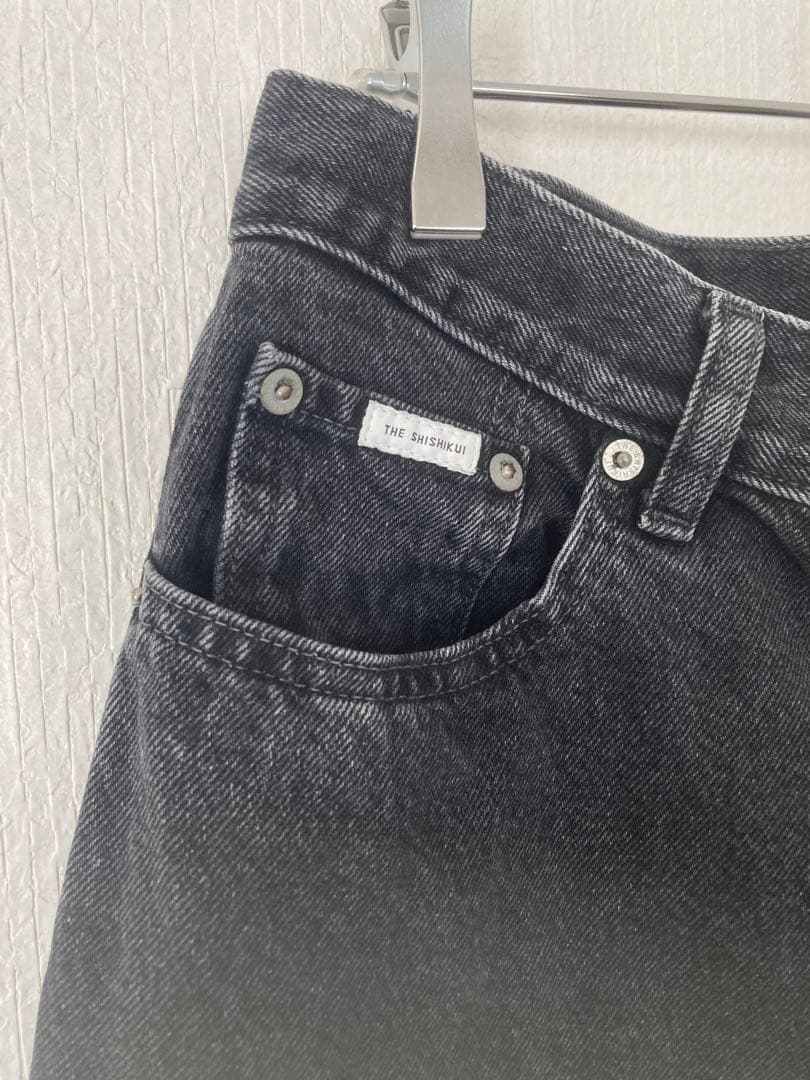 shishikui シシクイ　EASY JEANS ジーンズ　ブラック　42