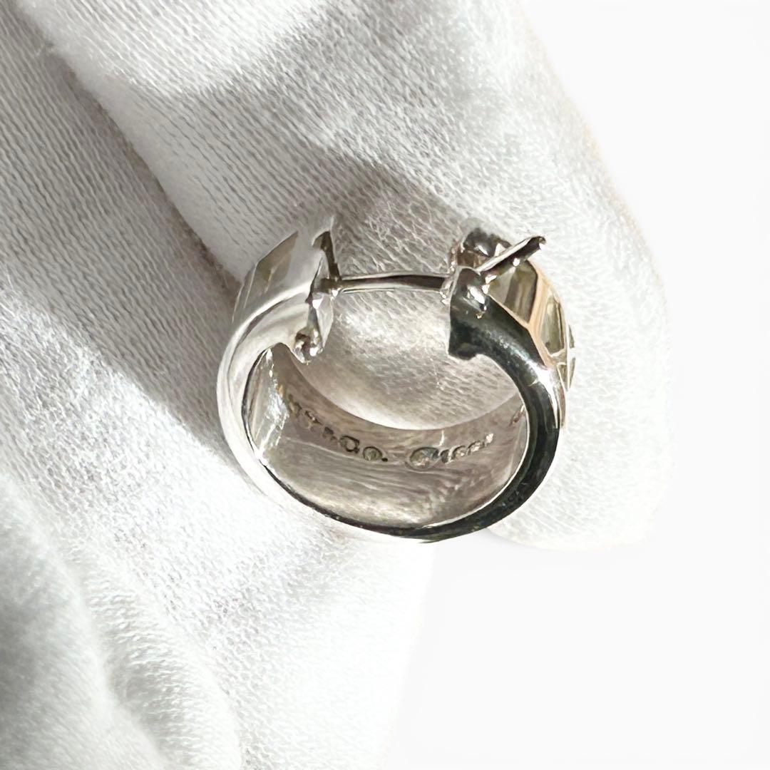 【美品】ティファニー アトラス フープ ピアス 片耳SV925 y2k