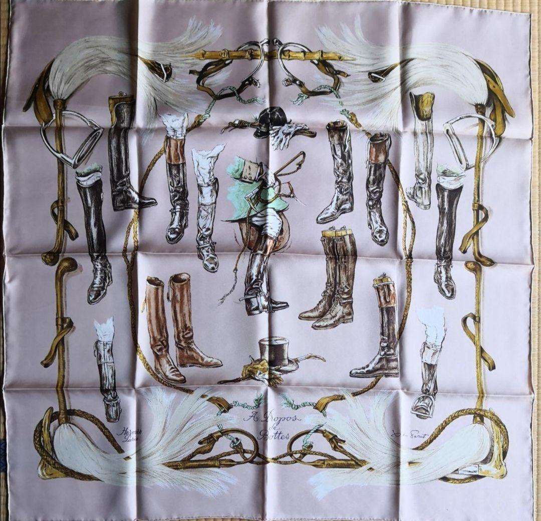 エルメス　HERMES　スカーフ　カレ90　ブーツについて