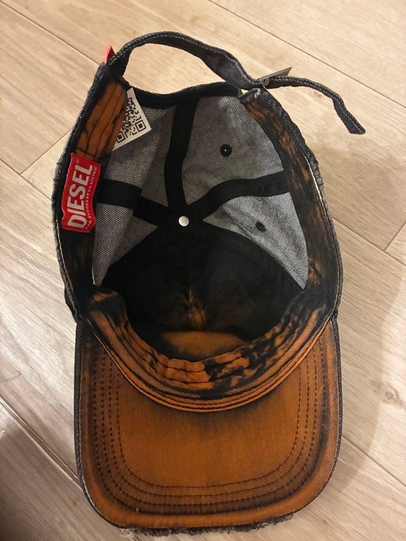正規品　ディーゼル　キャップデニムロゴ