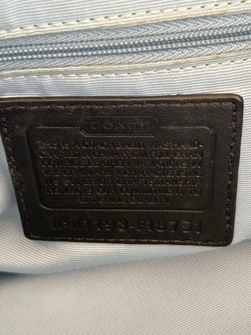 【美品】 コーチ ソーホー レザー トートバッグ 肩掛け 黒 レディース