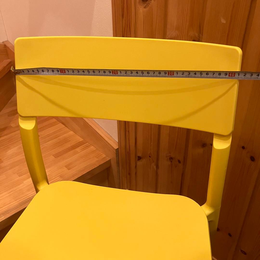 ◉美品◉ IKEA JANINGE チェア イエロー FRP 北欧　【ヤニンゲ】