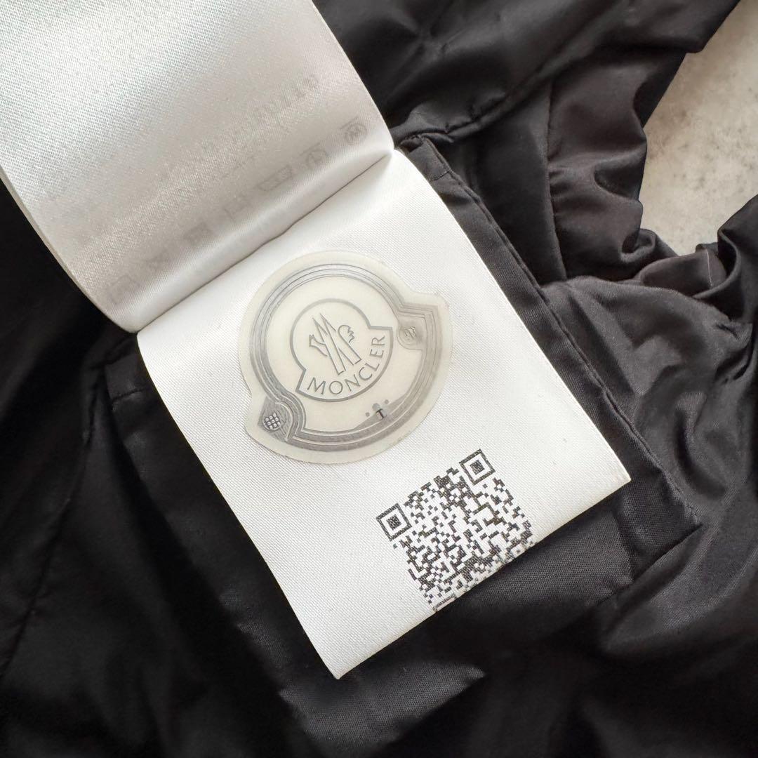 モンクレール　ANA　ダウンベスト　ロング　ロゴワッペン　1　黒　近年モデル
