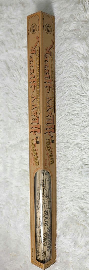 【限定品】2002年シアトル・マリナーズ記念バット　イチロー　サイン入り