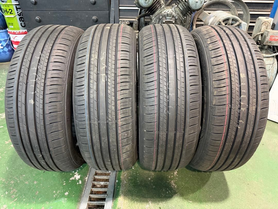 新車外し 205/55R17 4本セット DUNLOPENASAVEEC300+