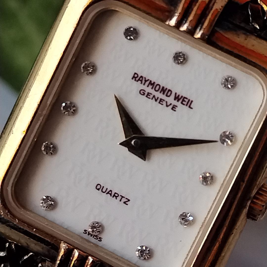 【ジャンク】レイモンドウィル 18k クォーツ レディース 不動 純正ブレス
