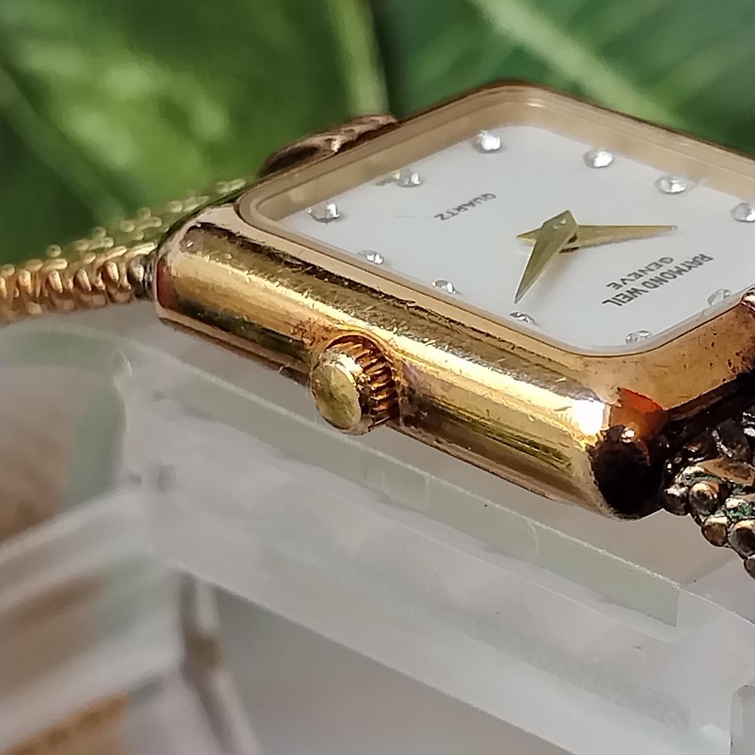 【ジャンク】レイモンドウィル 18k クォーツ レディース 不動 純正ブレス