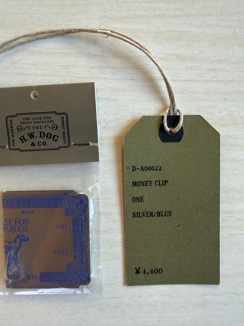 新品未開封　THE H.W.DOG&CO. MONEY CLIP マネ