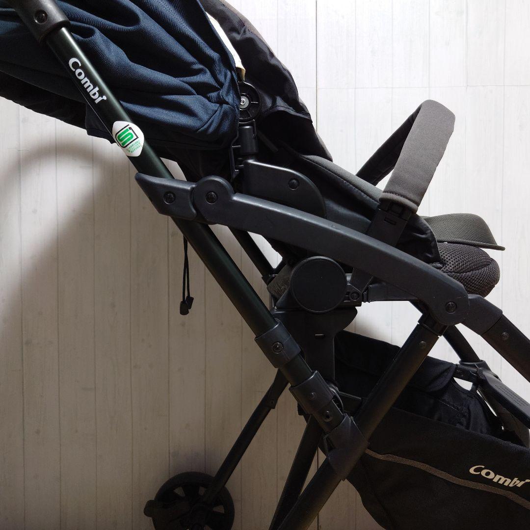 ✩美品✩ コンビ ベビーカー AttO type-s NB 両対面式 ネイビー