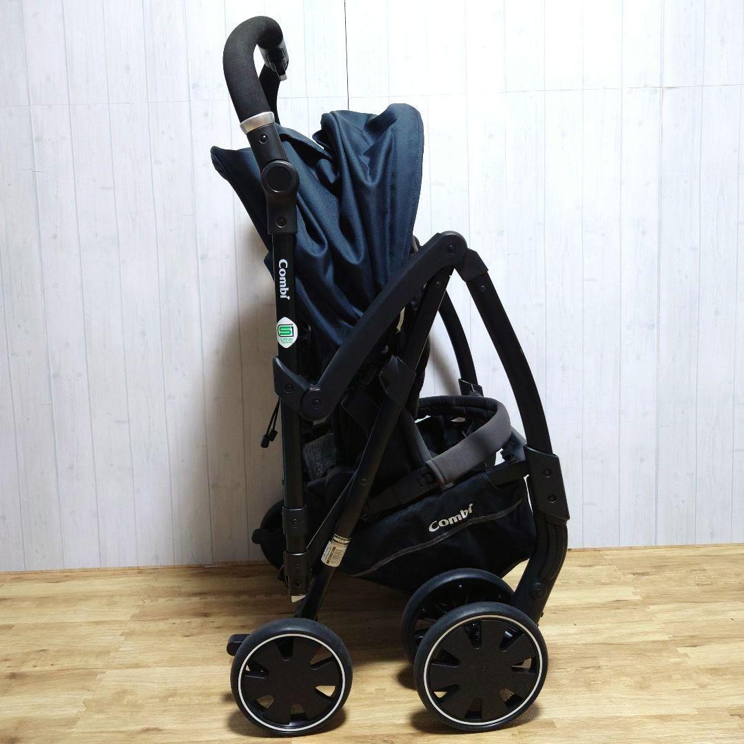 ✩美品✩ コンビ ベビーカー AttO type-s NB 両対面式 ネイビー