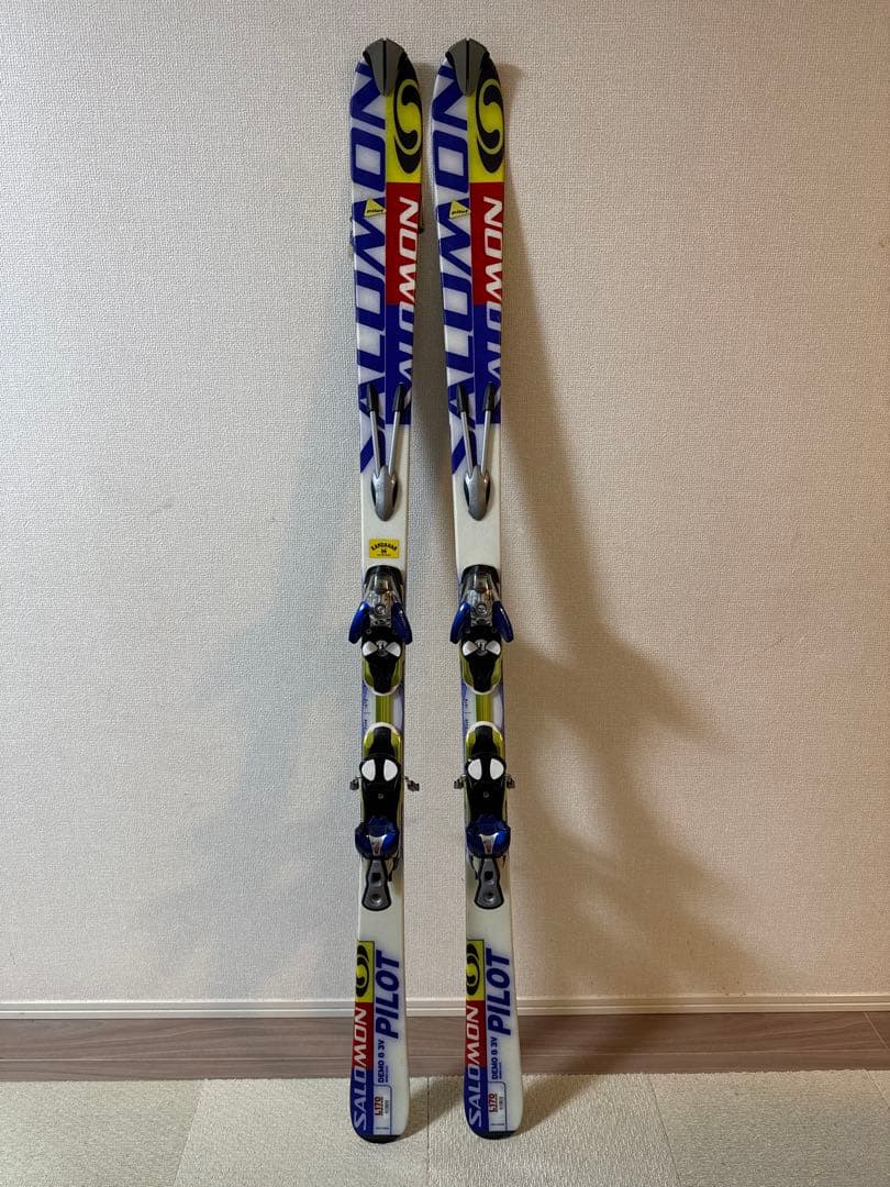 SALOMON サロモン　DEMO8 3V PILOT 170cm ストック付き