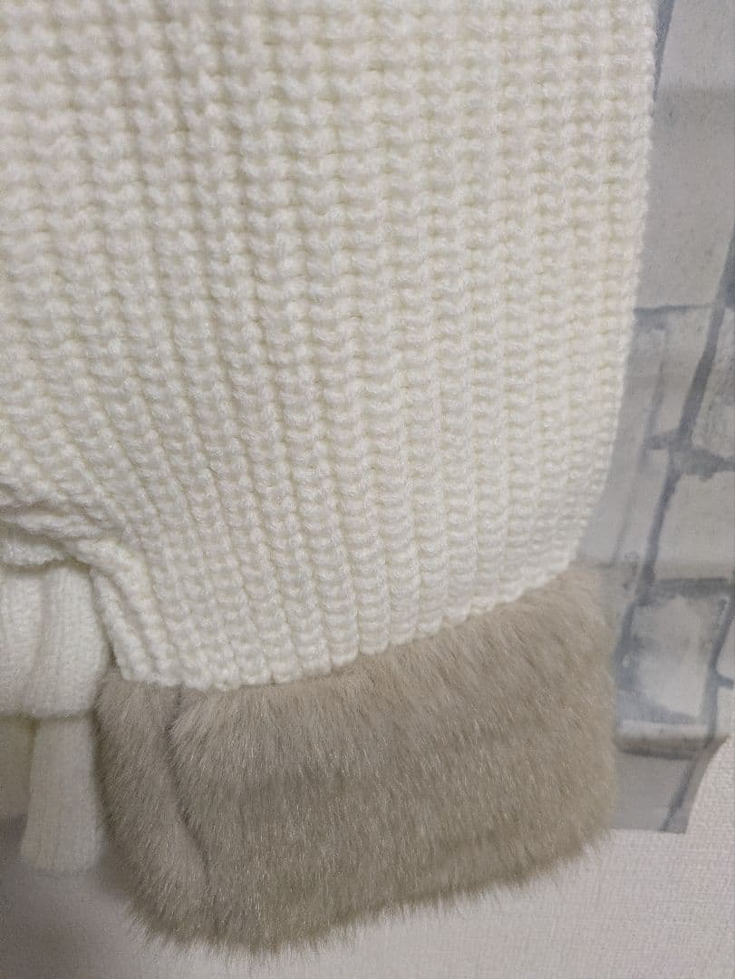 Darich フリルニットコンビネゾン