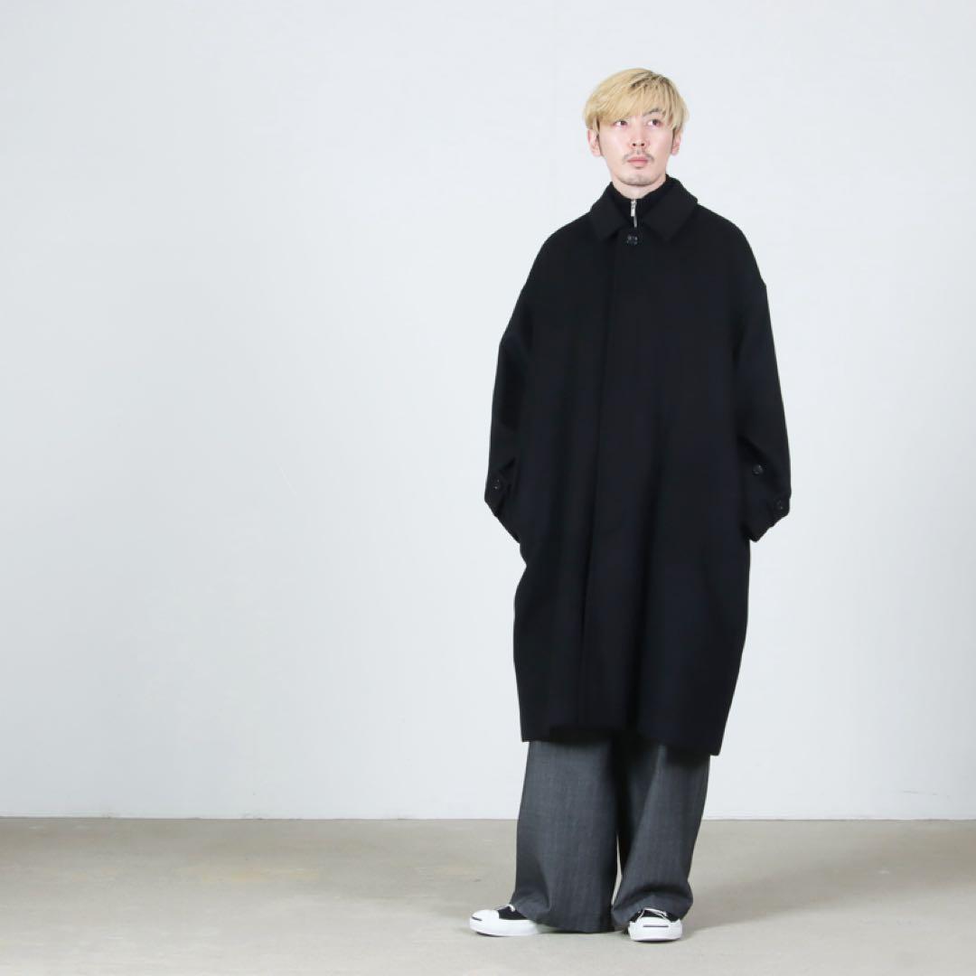 ジャケット・アウター Graphpaper Light Melton Oversized Coat 0