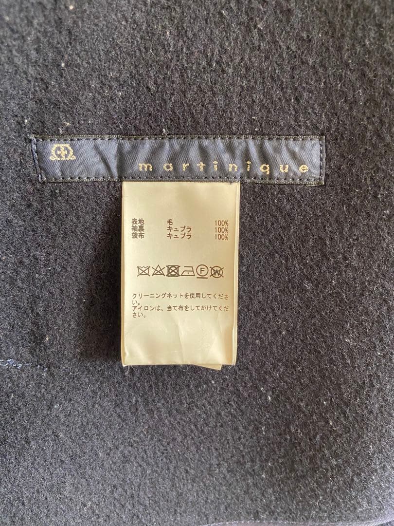 martinique/ショールカラーコート ¥99,000