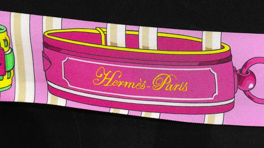 HERMES エルメス　スカーフ　ツイリー　D423