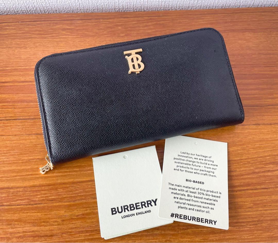 BURBERRY バーバリー エルモア 長財布 ラウンドジップ